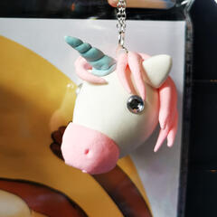 Unicorn necklace (foam clay)