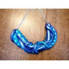 Tentacle necklace (foam clay)