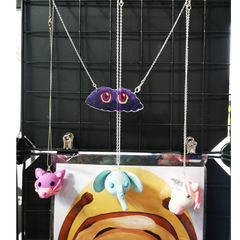 Necklace selection (shrink plastic and foam clay)