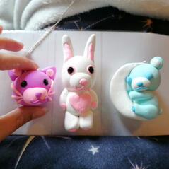 Animal pendant set (foam clay)