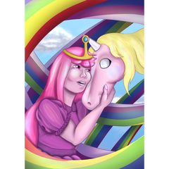 Lady Rainicorn and Princess Bubblegum (Adventure Time)