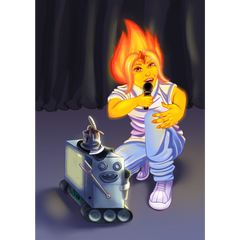 Neptr and Flame Princess (Adventure Time)