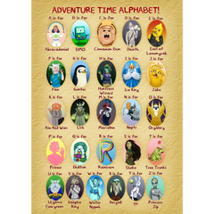 Full Adventure Time Poster